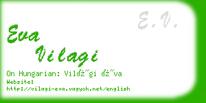 eva vilagi business card